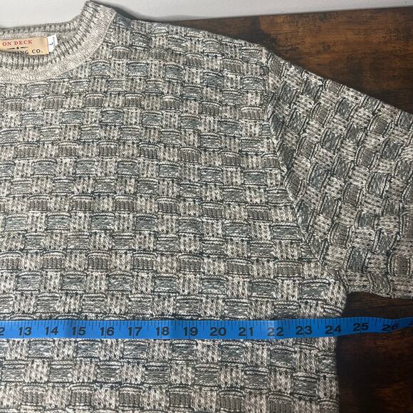 Vintage Cosby Coogie Style Sweater Textured 3D Suge Biggie Pullover Size L - Picture 11 of 13